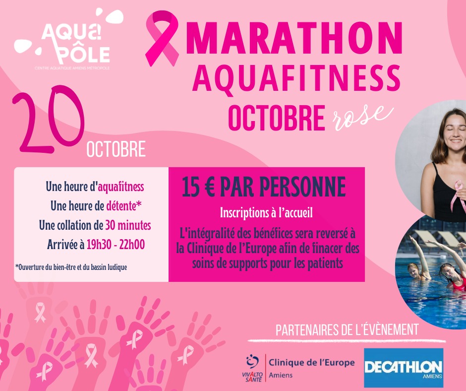 Marathon Aquafitness Amiens le 20 octobre